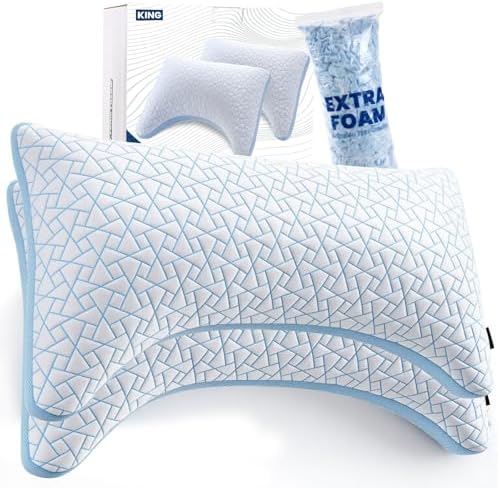 A-Pce Side Sleeper Pillow, Cooling King Pillow by A-PceforSeat