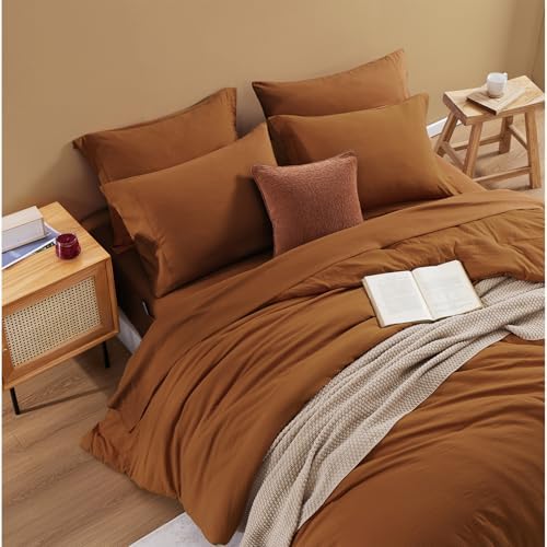 Twin XL Comforter Set- 5 Pieces Prewashed Bed in a Bag Twin Bedding Sets - Image 2