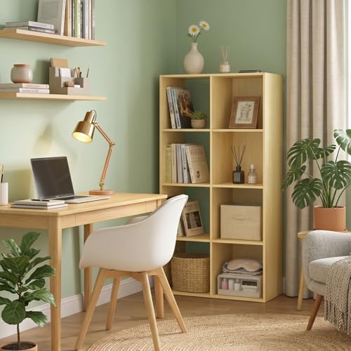 CTESNE【2026】 8 Cube Shelf with Anti-Tipping Kits + Reversible Open Back Bookcase - Image 5