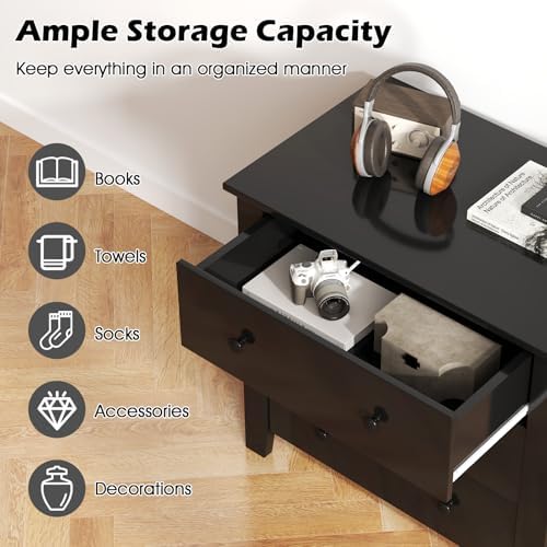 GIANTEX Small 3-Drawer Dresser for Bedroom - Image 4