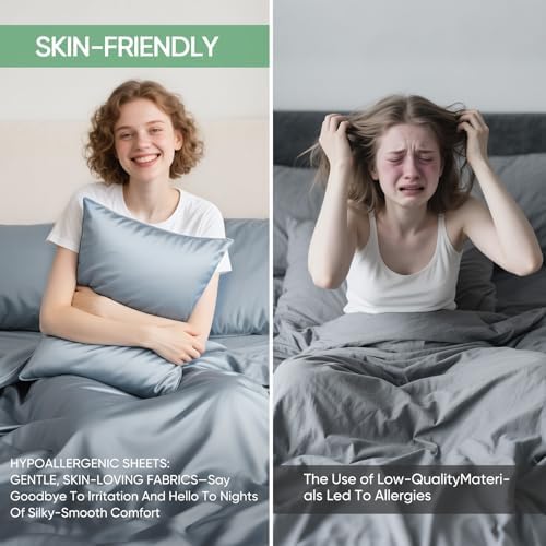 100% Bamboo Viscose & Lyocell Tencel Sheets Set - Image 5