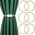 6 Pack Grey Magnetic Curtain Tiebacks by Unknown