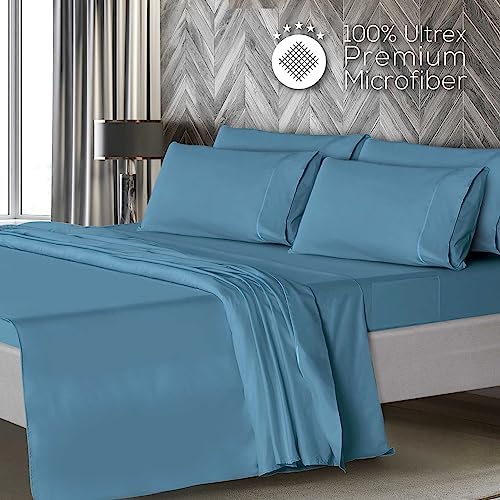 Mueller UltraTemp 6 PC Queen Sheet Set - Image 3