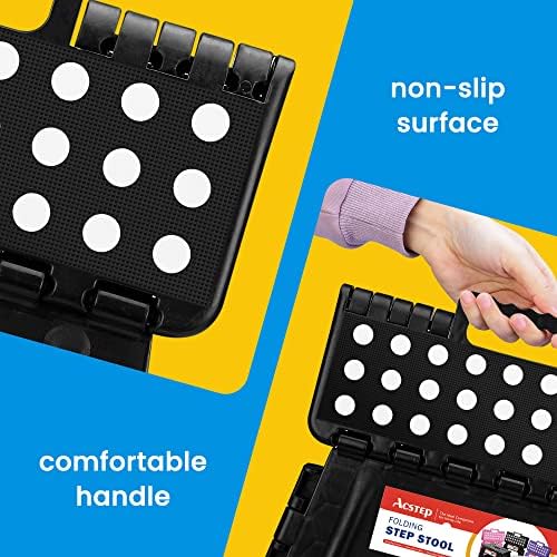 Folding Step Stool 9 Inch, Non-Slip Foldable Stools - Image 5