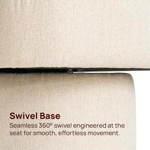 Mopio Orbix Swivel Accent Chair, Upholstered - Image 5