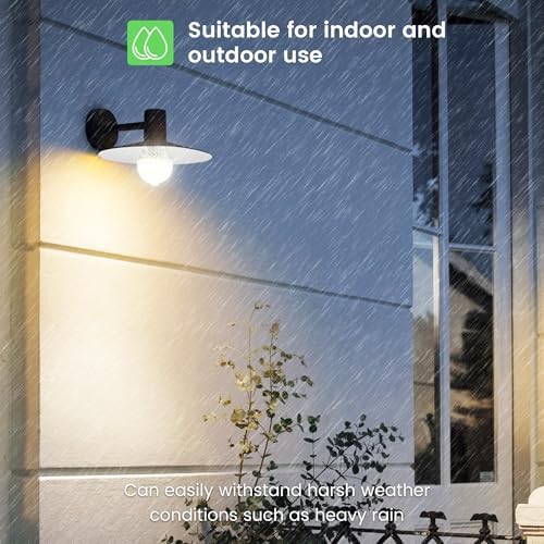 Motion Sensor Light Bulbs, E26 Dusk to Dawn Activated Security - Image 6