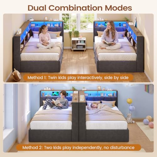 AOGLLATI Twin Corner Bed Frame - Image 5