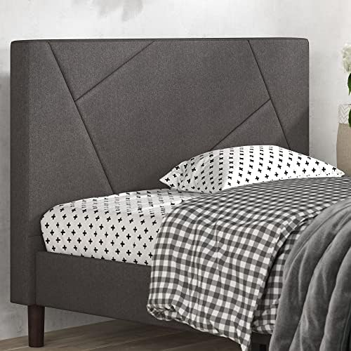 Zinus Judy Upholstered Platform Bed Frame, Mattress Foundation, Wood Slat - Image 6