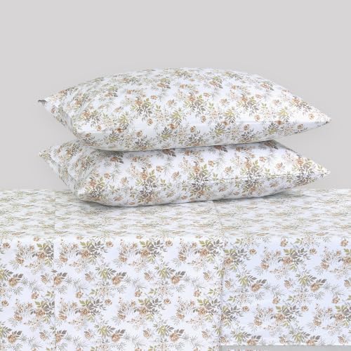 Feather & Stitch 100% Cotton Sateen 500 TC Twin Size Bed Sheet Set - Image 4