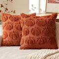 MIULEE Fall Pillow Covers Pumpkin Fall Decor 26x26 Rust by MIULEE