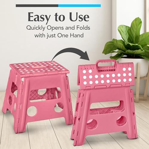 Handy Laundry Folding Step Stool 13 Inch, Sturdy - Image 3