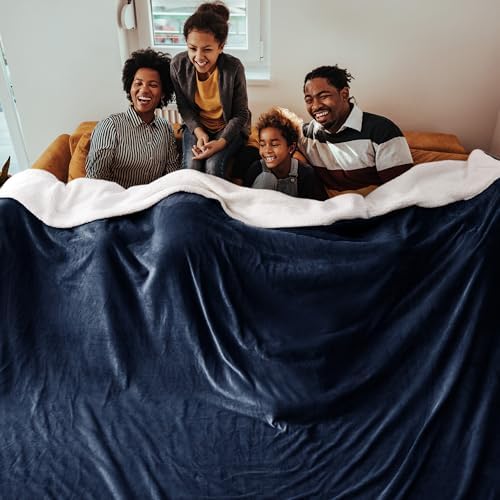 Bedsure GentleSoft Sherpa Fleece Cal King Blankets - Image 2