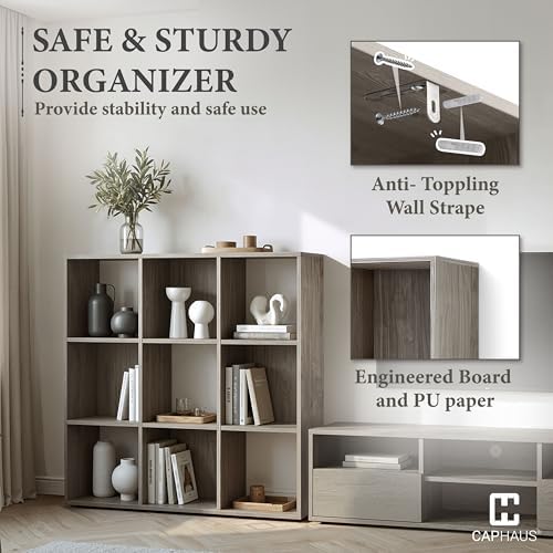 CAPHAUS Sturdy Room 11-Inch Cube Storage Organizer Shelf, - Image 4
