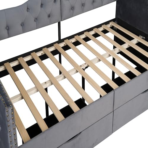 Harper & Bright Designs Twin Size Upholstered Daybed Frame - Image 5