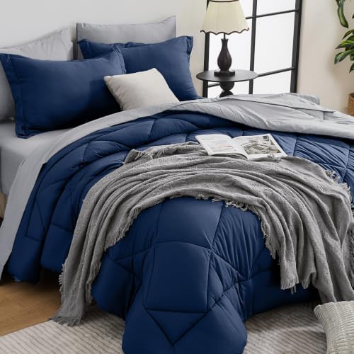 HEVUMYI 7-Piece Queen Comforter Set by HEVUMYI