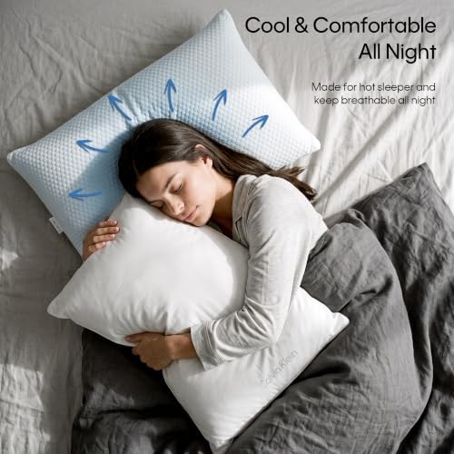 Calvin Klein Cooling Pillows, Reversible Down Alternative Bed Pillows - Image 5