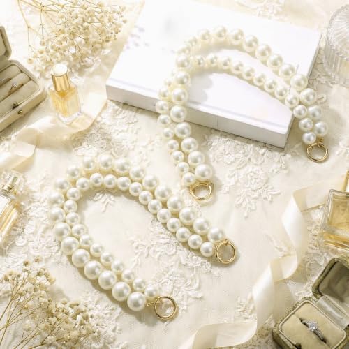 Tondiamo 2 Pack White Pearl Curtain Tiebacks Decorative Holdbacks - Image 4