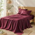 4 Piece Twin Sheets Set, Rayon Derived from Bamboo by akkialla
