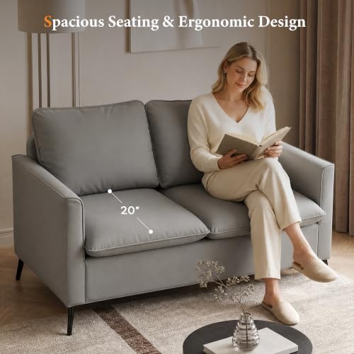 TYBOATLE Leather Loveseat Sofa and Accent Chair Set - Image 5