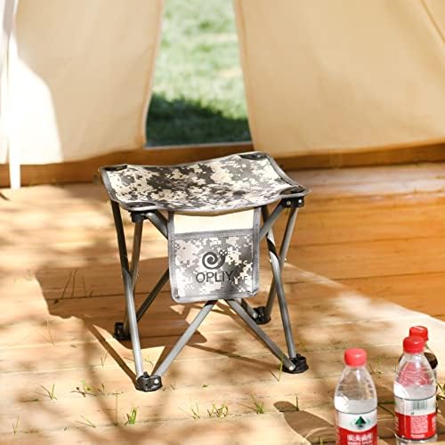 Opliy Camping Stool 2 Pack, 13.5 Inch Portable Folding Stool - Image 2