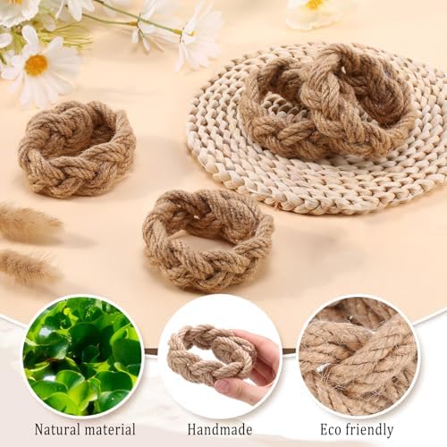 Novabright 8 Pcs Boho Curtain Tiebacks Braided Curtain Ties - Image 3