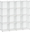 HUBSON Wire Cube Storage Organizer, Book/Toy/Craft/Potted Plants and Pet Closet by HUBSON