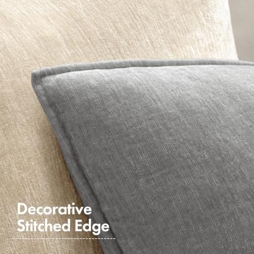 MIULEE Chenille Lumbar Throw Pillow Covers - Image 2