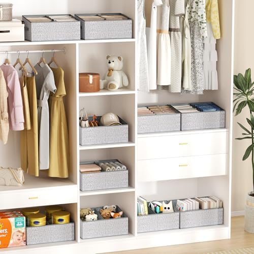 DIMJ Large Closet Shelf Organizer Bins 6 Packs - Image 6