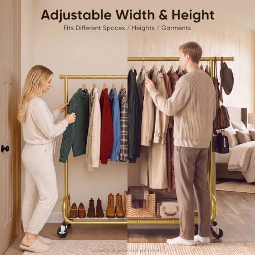HOKEEPER Clothes Rack 450LBS Adjustable Garment Rack - Image 6