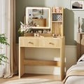 Memobarco Fluted Makeup Vanity Desk by MEMOBARCO
