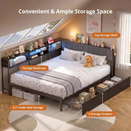 VOWNER Full Corner Bed Frame - Image 4