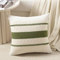 Fancy Homi Set of 1 Boho Moss Green Decorative Throw Pillow Cover 20x20 Inch by Fancy+Homi