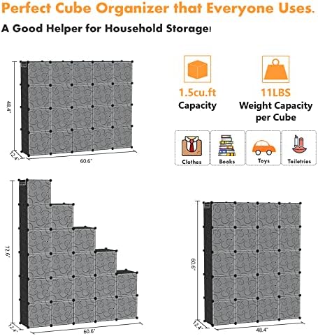 C&AHOME 20-Cube Storage Organizer - Image 6