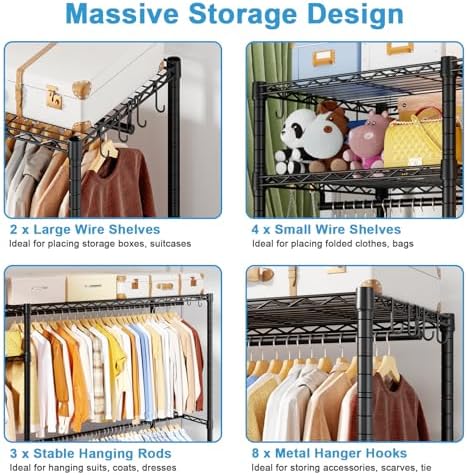 F7 Plus Clothes Rack, Clothing Racks - Image 6