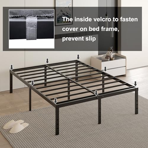 Cieemine 18 Inch King Size Bed Frame - Image 4