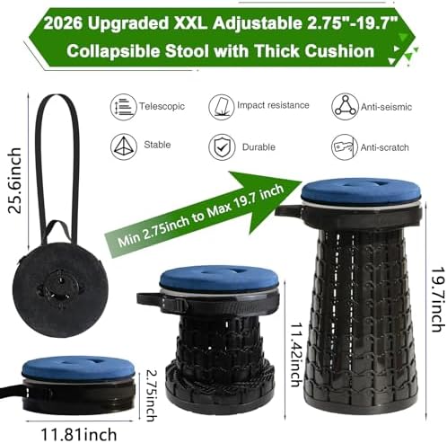 2026 Upgraded XXL Collapsible Stool - Image 2