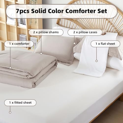 Queen Comforter Set with Sheets - Image 5