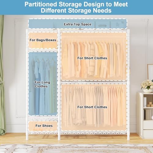 F7 Clothes Rack Heavy Duty, Clothing Racks - Image 4