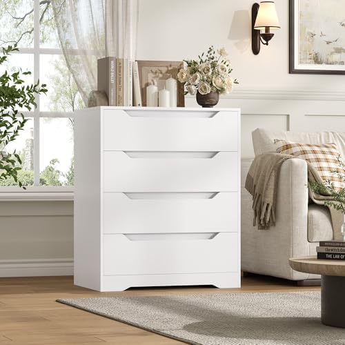 HOSTACK Modern 4 Drawers Dresser - Image 6