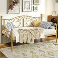VECELO Twin Daybed Frame with Metal Slats, Modern Platform Bed Sofa by VECELO