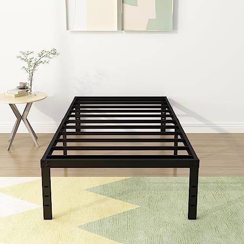 DiaOutro 18 Inch Narrow Twin Bed Frame 30" W x 75" L by Diaoutro