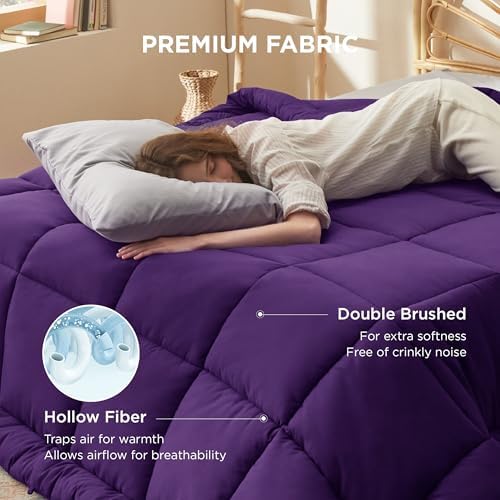 Bedsure Comforter Duvet Insert, Quilted Bedding Blanket - Image 2