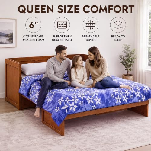 NIGHT & DAY Furniture Murphy Cube Cabinet Bed - Image 6