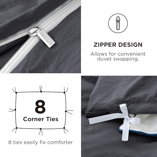 Bedsure Prewashed Duvet Cover Queen - Image 5