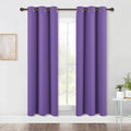 NICETOWN Bedroom Blackout Draperies Panels, 2 Panels, 42 x 72 Inch, Lilac Purple by NICETOWN
