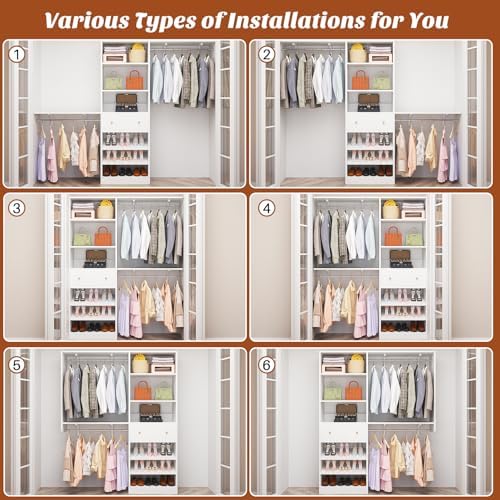 Closet System with Drawer - Image 5
