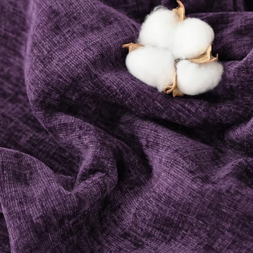 CaliTime Decorative Standard Throw Pillow Covers 26 X 20 Inches Plum Purple - Image 2