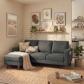 JUMMICO 72 in L-Shaped Couch for Apartment Living Room by JUMMICO