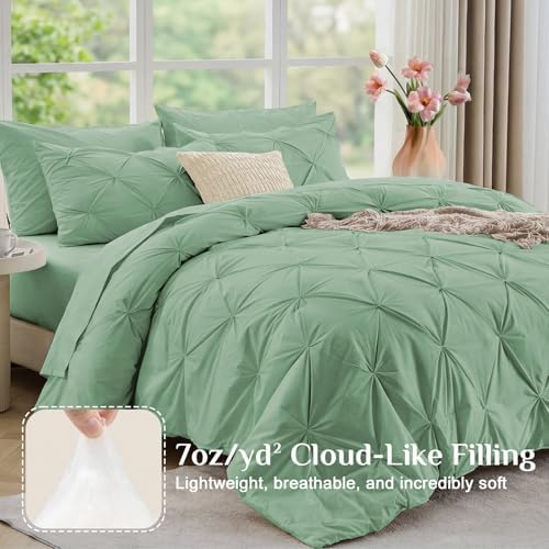 JOLLYVOGUE California King Comforter Set 7 Pieces - Image 2