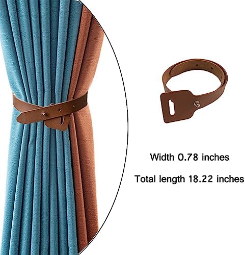 Leather Curtain Holdbacks - Image 2